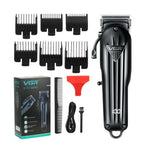 VGR VGR - 282 4 - gear Fine - tuning Digital Display USB Electric Hair Clipper(Black) - British D'sire
