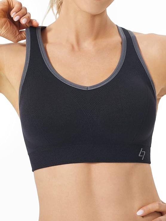 Viian FITTIN Racerback Sports Bra for Women | Padded Seamless Activewear for Yoga, Gym, Workout & Fitness | Comfortable, Lightweight & Supportive Design | Ideal for Active Women Seeking Flexible & Breathable Fitness Wear - Sports Bra - British D'sire
