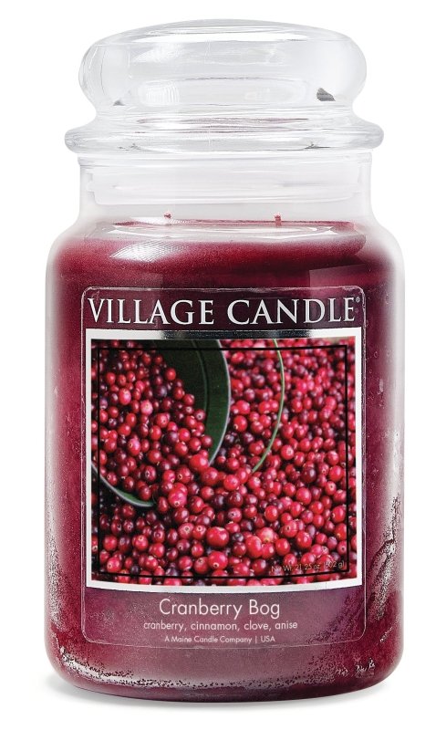 Village Candle - Cranberry Bog - Large Dome - Candles - British D'sire