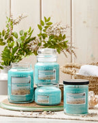 Village Candles - Beachside - Large Glass Dome - Candles - British D'sire