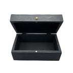 Vintage Deco - Multi Purpose Box - 22X12X10cm - Black Swirls - Storage Boxes - British D'sire