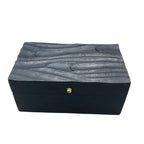 Vintage Deco - Multi Purpose Box - 22X12X10cm - Black Swirls - Storage Boxes - British D'sire