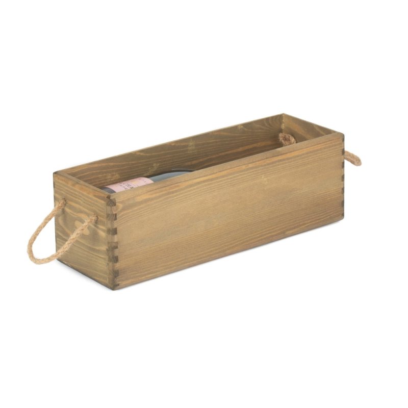 Vintage Fired Champagne and Wine Planter - Wooden Crates - British D'sire Main image