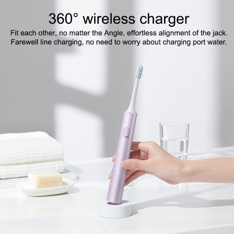 VITRAX - Original Xiaomi Mijia Sonic Electric Toothbrush T302 – Rechargeable Toothbrush for Adults – Long Battery Life & IPX8 Waterproof – DuPont Bristles – Deep Cleaning & Gum Care. - British D'sire