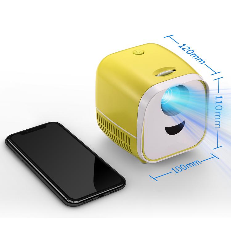 VIVIBRIGHT L1 Basic 480x240P 60ANSI LCD + LED Smart Projector, UK Plug(Silver) - British D'sire