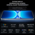 vivo iQOO 15T, 12GB+512GB, Ultrasonic 3D Fingerprint, 6.82 inch Android 16 OriginOS 6 Dimensity 9500 Monster Octa Core, OTG, NFC, Network: 5G, Support Google Play (Black) - British D'sire
