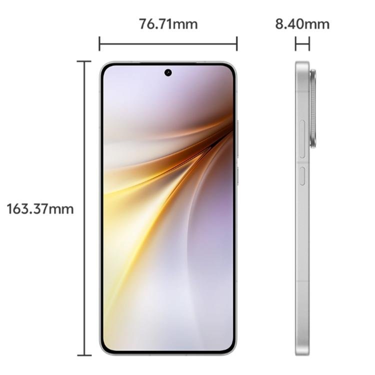 vivo iQOO 15T, 12GB+512GB, Ultrasonic 3D Fingerprint, 6.82 inch Android 16 OriginOS 6 Dimensity 9500 Monster Octa Core, OTG, NFC, Network: 5G, Support Google Play (White) - British D'sire