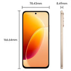 vivo Y500i, 8GB+512GB, Side Fingerprint, 6.75 inch Android 16 OriginOS 6 Snapdragon 4 Gen 2 Octa Core, OTG, NFC, Network: 5G (Gold) - British D'sire