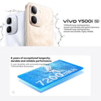 vivo Y500i, 8GB+512GB, Side Fingerprint, 6.75 inch Android 16 OriginOS 6 Snapdragon 4 Gen 2 Octa Core, OTG, NFC, Network: 5G (Gold) - British D'sire