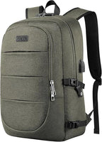 VSNOON Anti - Theft Laptop Backpack, 15.6 - 17.3 inch Business Laptop Rucksack Bag with USB Charging Port & Lock, Water Resistant Travel Backpack Computer Bag for Women Men, Black - Bags & Accessories - British D'sire