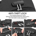 VSNOON Anti - Theft Laptop Backpack, 15.6 - 17.3 inch Business Laptop Rucksack Bag with USB Charging Port & Lock, Water Resistant Travel Backpack Computer Bag for Women Men, Black - Bags & Accessories - British D'sire