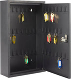 Wall Mounted Key Cabinet Combination Lock Security Storage Box with 50 Hooks Lockable - key Cabinet - British D'sire