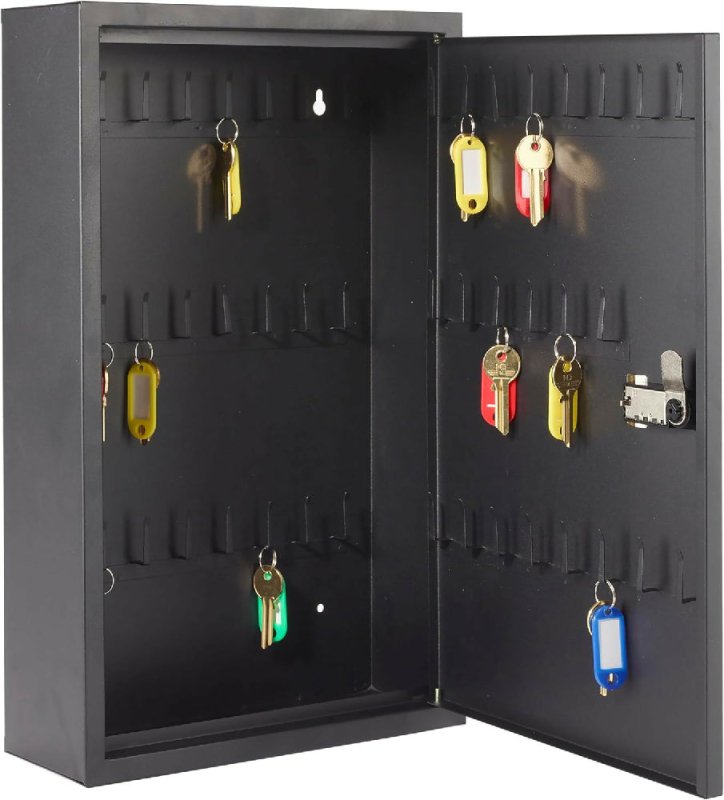 Wall Mounted Key Cabinet Combination Lock Security Storage Box with 50 Hooks Lockable - key Cabinet - British D'sire