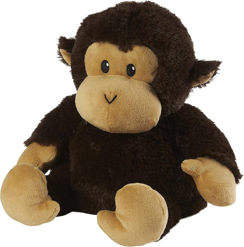 Warmies CP - CHI - 1 Heatable Chimp, Black - Cuddly Toy - British D'sire