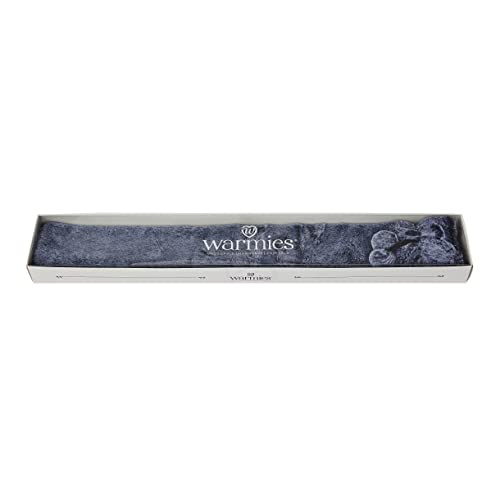 Warmies® Extra Long Hot Water Bottle - Marshmallow Blue Fur - Hot Water bottle Fleece - British D'sire