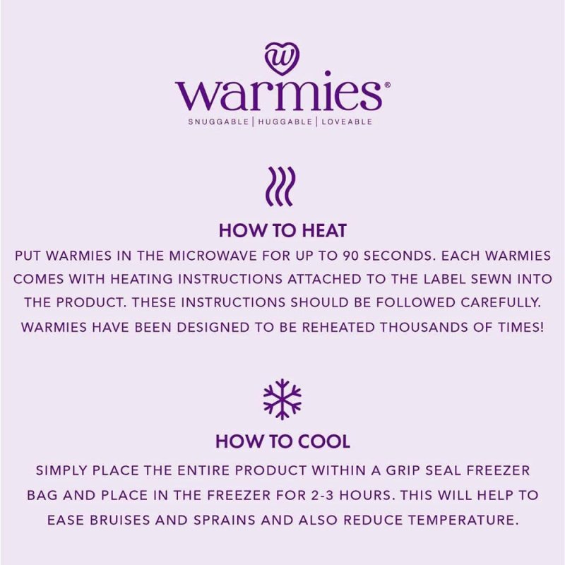 Warmies Fully Heatable Cuddly Toy Scented with French Lavender - Butterfly Secondary image