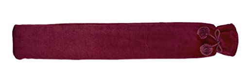 Warmies Rolled Long Hot Water Bottle Cranberry Fleece - Hot Water bottle Fleece - British D'sire Main image