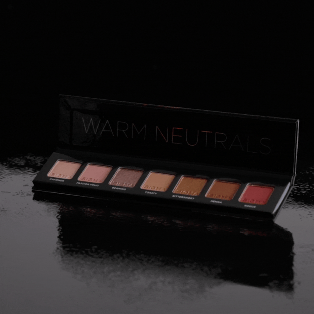 Sigma Beauty Warm Neutrals 7-Shade Eyeshadow Palette Secondary image
