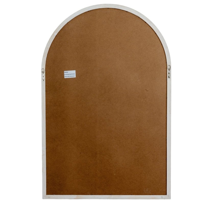 Washed Wood Arched Window Mirror - Mirror - British D'sire