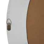 Washed Wood Round Framed Mirror - Mirror - British D'sire