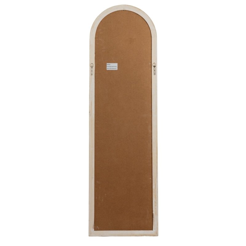 Washed Wood Tall Arched Window Mirror - Mirror - British D'sire