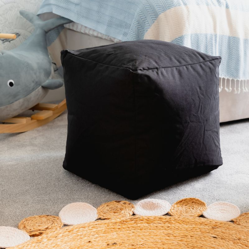 Waterproof Cube Indoor Outdoor Bean Bag Foot Stool Pouffe - British D'sire