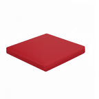 Waterproof Seat Pad Ideal for Indoor, Outdoor, Garden, or Patio Chairs - Red - British D'sire