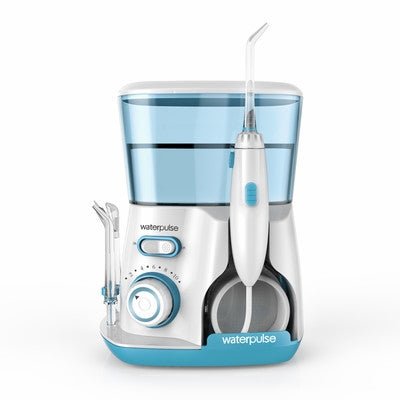 Waterpulse V300 800ml Oral Irrigator Dental Flosser Oral Hygiene Water Flossing Cleaner, Plug Type:UK(Green) - British D'sire Main image