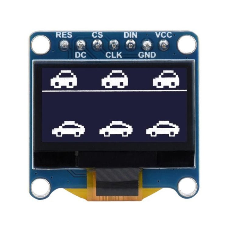 Waveshare 0.96 inch OLED Display Module, 128×64 Resolution, SPI / I2C Communication(D White) - British D'sire Main image