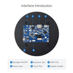 Waveshare 1080x1080 IPS Optically Bonded 5 - Inch HDMI Circular 10 - Point Touch Screen(24369) - British D'sire