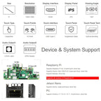 Waveshare 1080x1080 IPS Optically Bonded 5 - Inch HDMI Circular 10 - Point Touch Screen(24369) - British D'sire