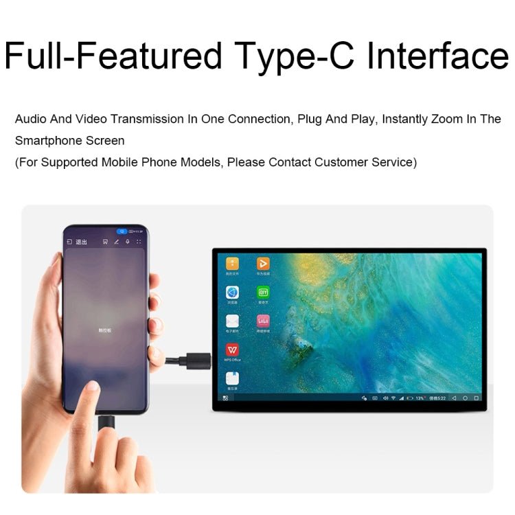 Waveshare 13.3 Inch 2K 2560×1440 HDMI/Type - C Display Interface AMOLED Touch Display(EU Plug) - British D'sire