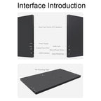 Waveshare 13.3 Inch 2K 2560×1440 HDMI/Type - C Display Interface AMOLED Touch Display(EU Plug) - British D'sire