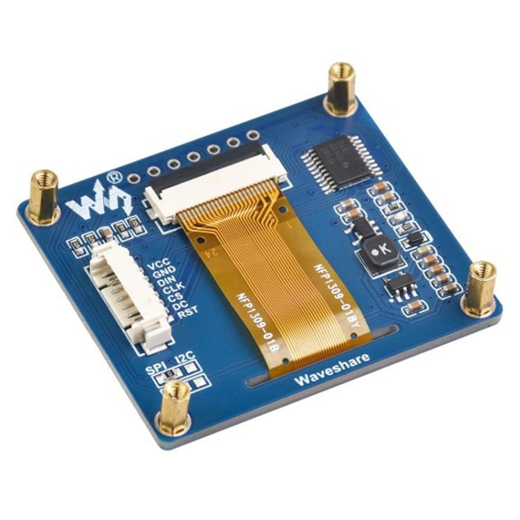 Waveshare 1.54 Inch OLED Display Module, 128×64 Resolution, SPI / I2C Communication(Blue) - British D'sire