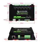 Waveshare 24964 Industrial 8 - ch Ethernet Relay Module, PoE Port Communication(Modbus POE ETH Relay) - British D'sire