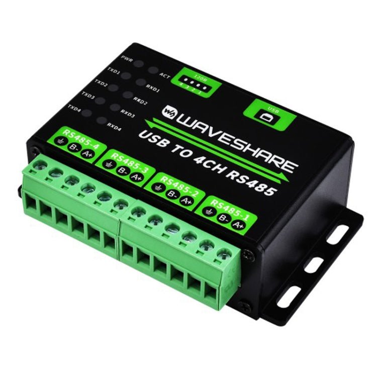 Waveshare 25219 Industrial USB To 4Ch RS485 Converter - British D'sire Main image