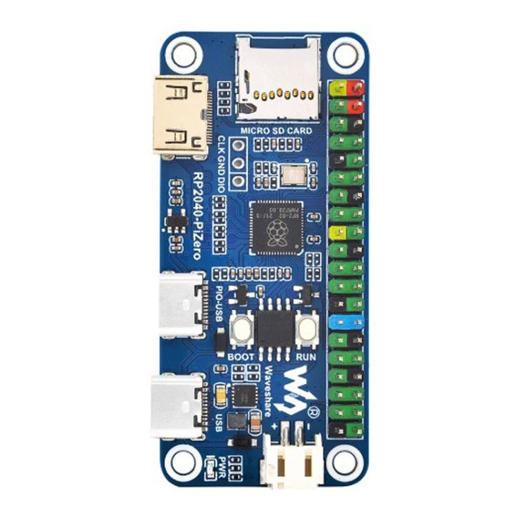 Waveshare 25506 RP2040 - PiZero Development Board, Based On Raspberry Pi RP2040, 264KB SRAM And 16MB - British D'sire