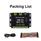 Waveshare 27076 Industrial USB TO TTL UART Serial Communication Module Converter(USB TO 8CH TTL) - British D'sire