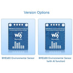 Waveshare BME680 Environmental Sensor Supports Temperature / Humidity / Barometric Pressure / Gas Detection - British D'sire