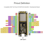 Waveshare ESP32 - S3 Microcontroller 2.4GHz Wi - Fi Development Board ESP32 - S3 - WROOM - 1 - N8R8 Module Standard Ver. With Pinheader - British D'sire