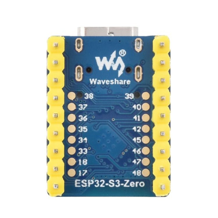 Waveshare ESP32 - S3 Mini Development Board, Based On ESP32 - S3FH4R2 Dual - Core Processor with Header - British D'sire
