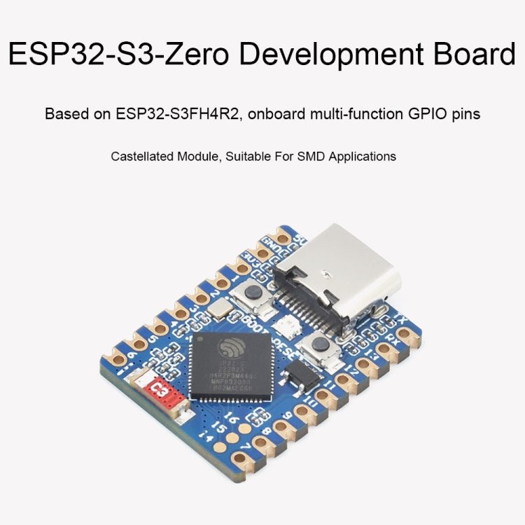 Waveshare ESP32 - S3 Mini Development Board, Based On ESP32 - S3FH4R2 Dual - Core Processor without Header - British D'sire