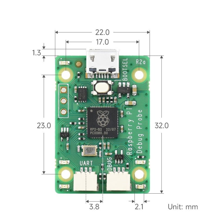 Waveshare For Raspberry Pi USB Debug Probe Module - British D'sire