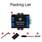 Waveshare Industrial Grade Serial Server RS232/485 to WiFi / Ethernet RJ45 Network Port - British D'sire