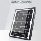 Waveshare Monocrystalline Silicon Solar Panel (5.5V 6W), Toughened Glass Surface - British D'sire