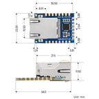 Waveshare UART TO ETH (B) TTL UART To Ethernet Mini Module - British D'sire