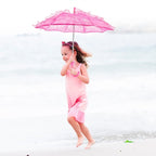 Wedding Parties Bridal Lace Cotton Umbrella Dancing Photography Prop Umbrella(Pink) - British D'sire