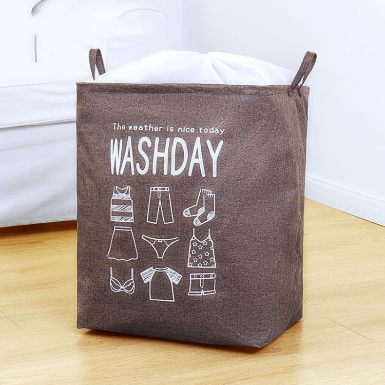 weekeight Clothing Quilt Storage Bag Household Moving Luggage Organizer Bag, Colour: Coffee - British D'sire Main image