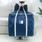 weekeight Clothing Quilt Storage Bag Household Moving Luggage Organizer Bag, Colour: Navy Large - British D'sire