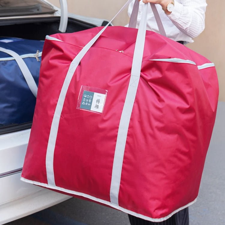 weekeight Clothing Quilt Storage Bag Household Moving Luggage Organizer Bag, Colour: Navy Small - British D'sire